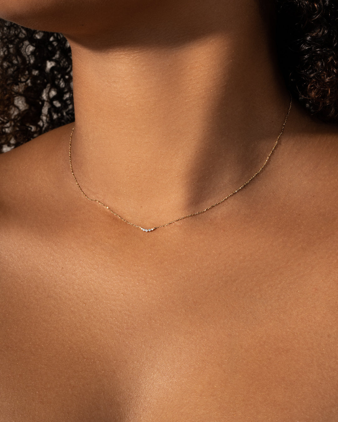 Floating Diamond Necklace