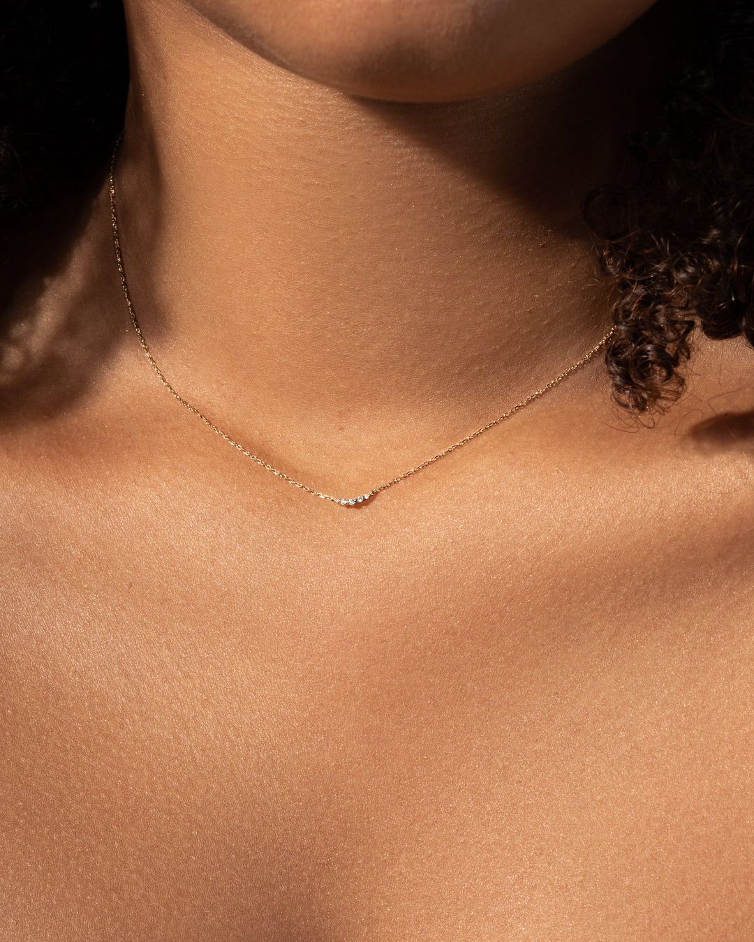 Floating Diamond Necklace