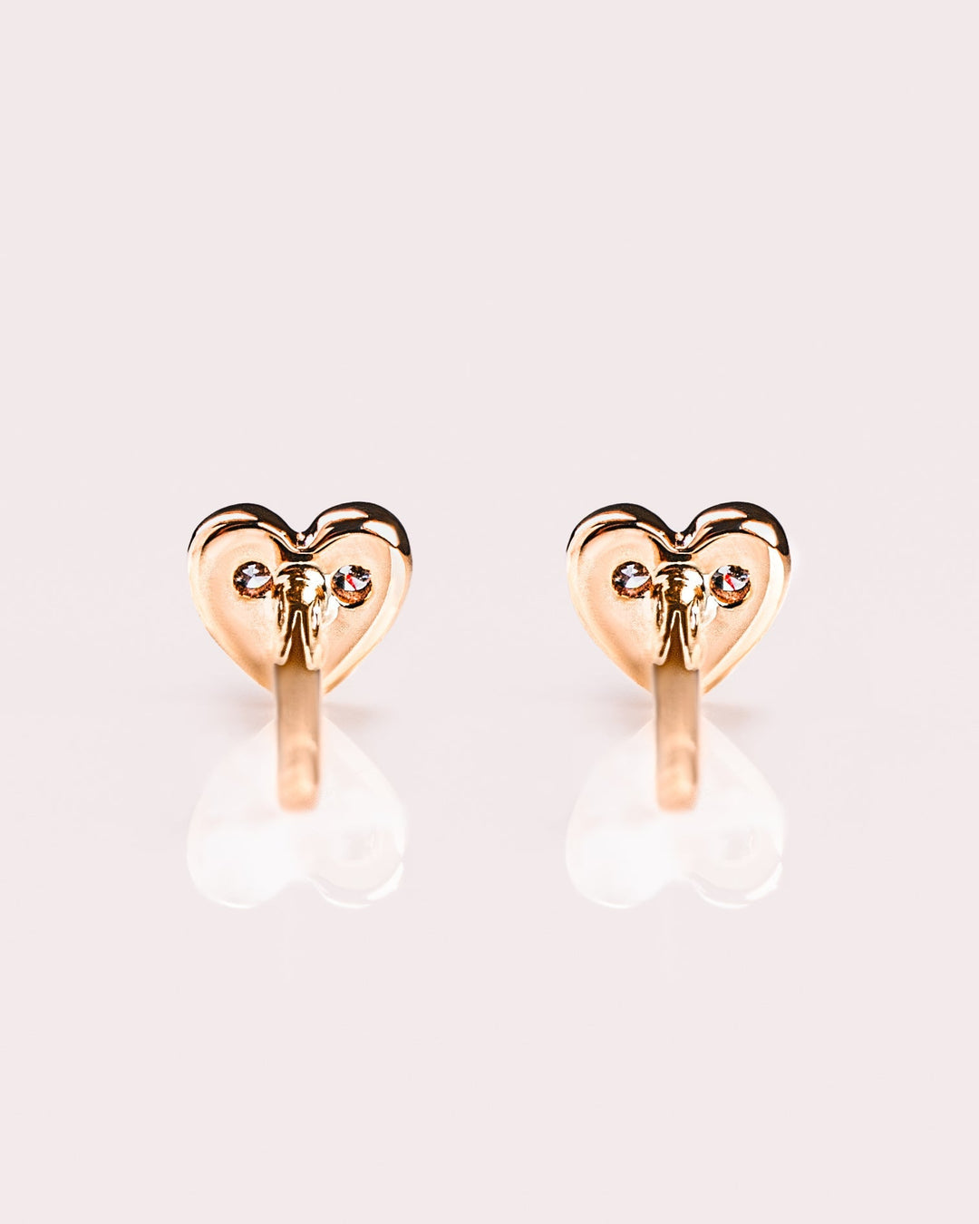 Ready to Ship - Mini Heart Earrings (Pavé)