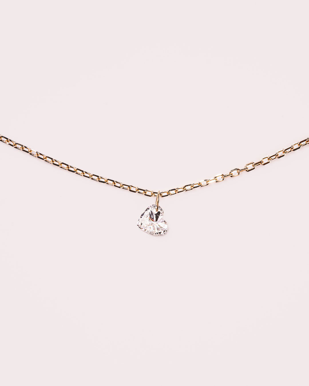 Ready to Ship - Floating Heart Necklace