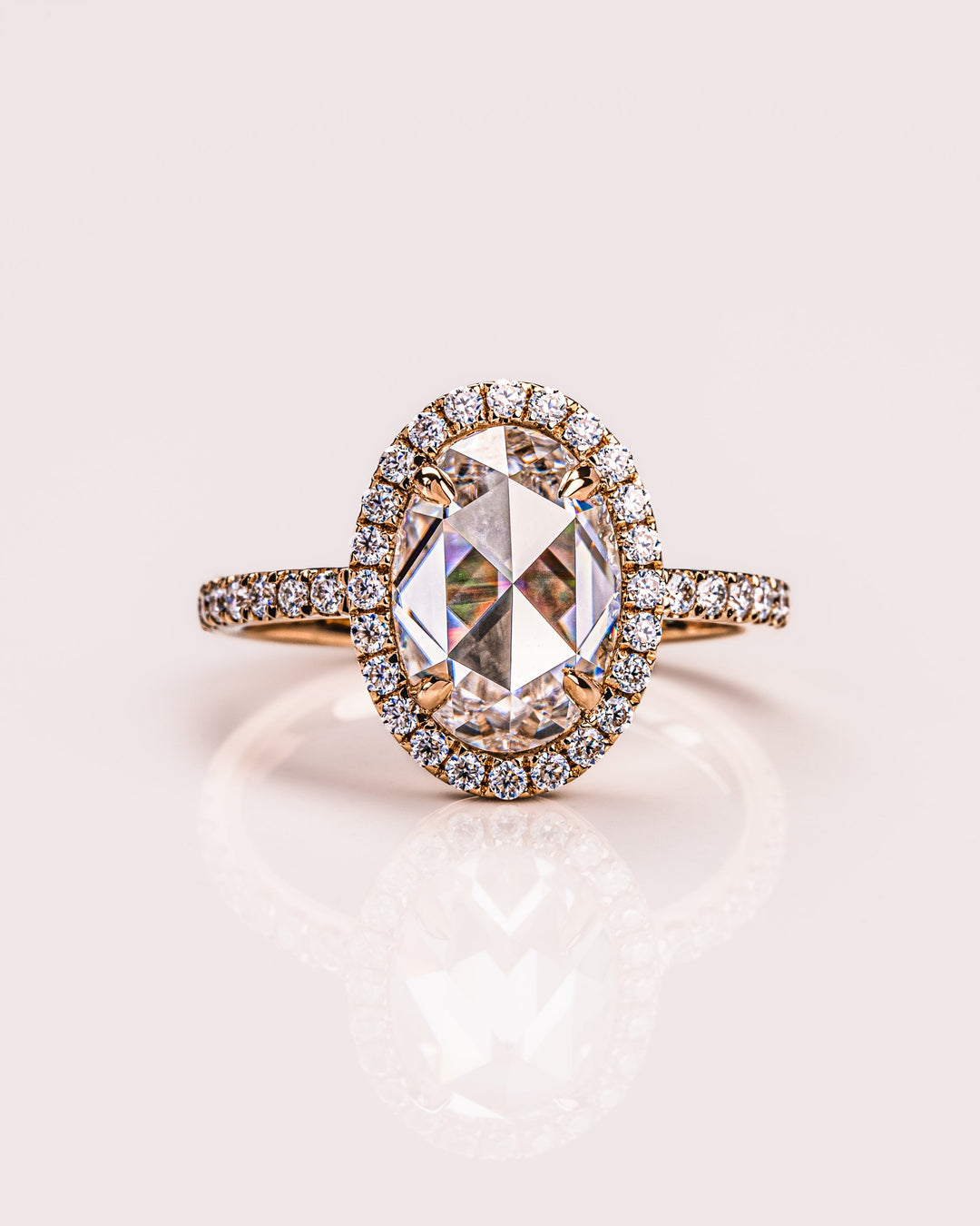 Ready to Ship -  Rosalie - Rose Oval