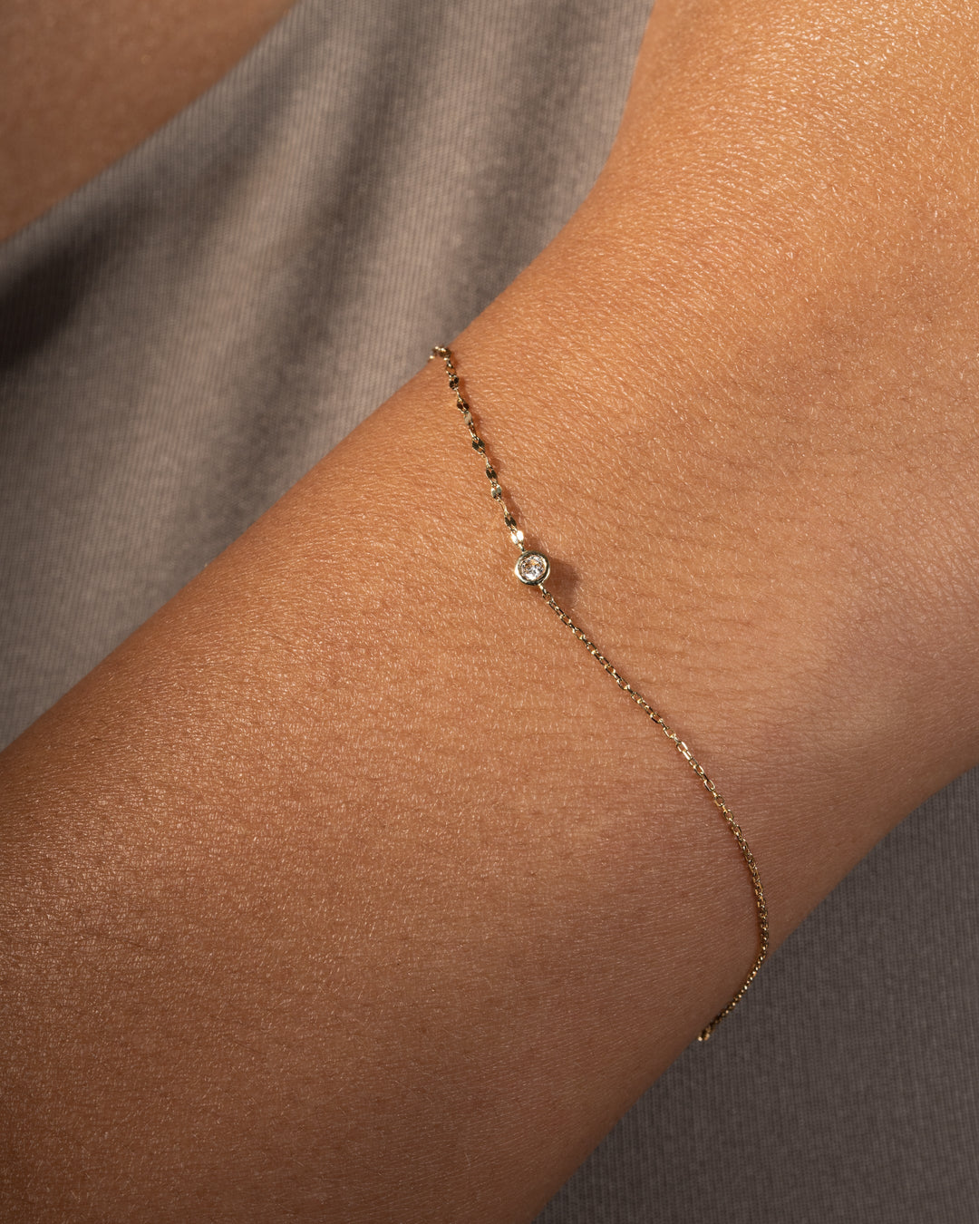 Round Bezel Bracelet