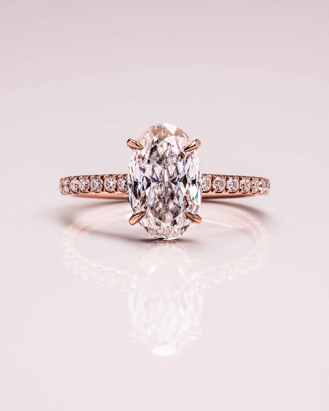 Ready to Ship - Jasmine - Crushed Ice Oval