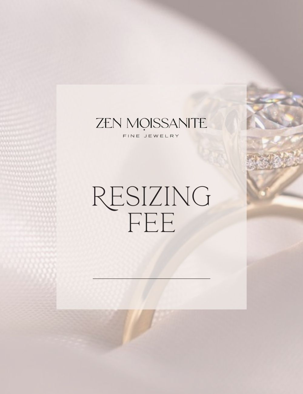 Resizing Fee - 75$